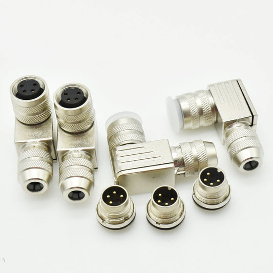 silver elbow round tube  M16 connector