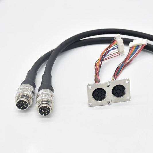 square socket M16 wire harness connector